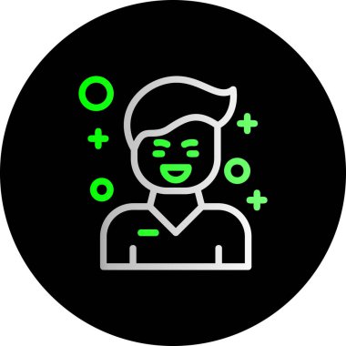 Vektör Avatar Simgesi illüstrasyonu