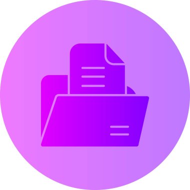 Dosya. Web simgesi basit illüstrasyon