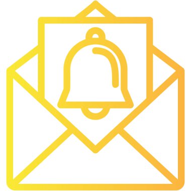 Mektup. Web simgesi basit illüstrasyon