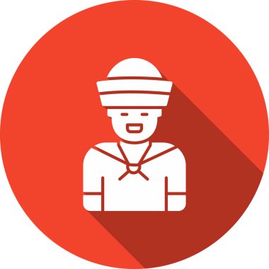 Maske simgesi olan bir adamın vektör çizimi