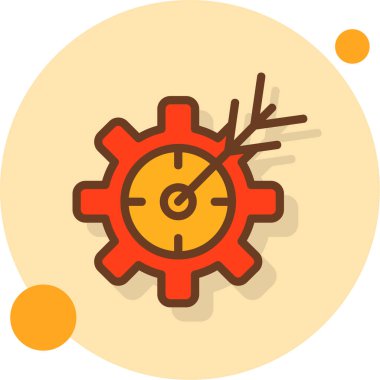 teçhizat ayarlama simgesi basit illüstrasyon