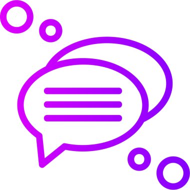 konuşma balonu simgesi, vektör illüstrasyonu