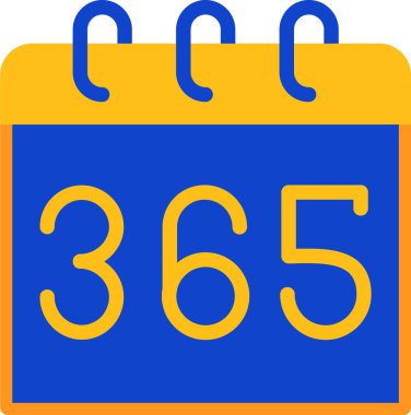 Takvim simgesi vektör illüstrasyonu