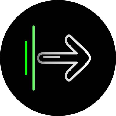 Yol işareti simgesinin vektör illüstrasyonu