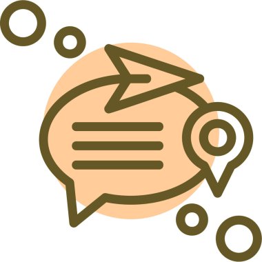 e-posta sohbet ileti simgesi ana hat biçimi