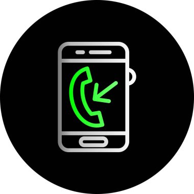 çağrı simgesi, vektör illüstrasyonu