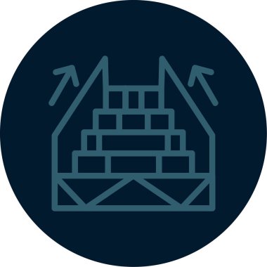 vektör yapı simgesi illüstrasyonu