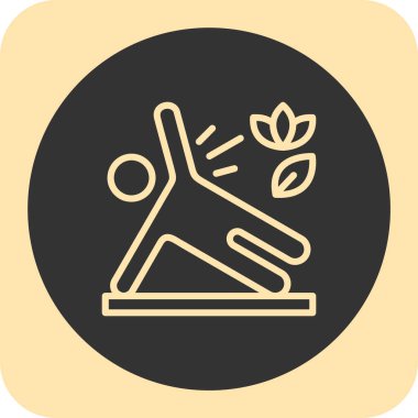 Ağaç simgesinin vektör illüstrasyonu