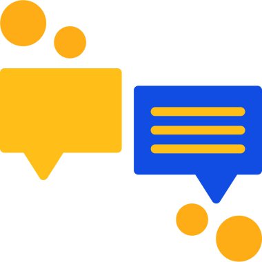 İleti simgesi tasarımı, vektör illüstrasyonu