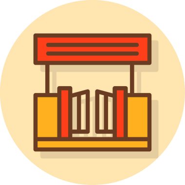 Kitap. Web simgesi basit illüstrasyon