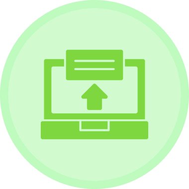 Bilgisayar. Web simgesi basit illüstrasyon