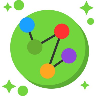 ağ simgesi, vektör illüstrasyonu.