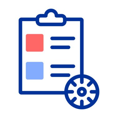 Belge. Web simgesi basit illüstrasyon