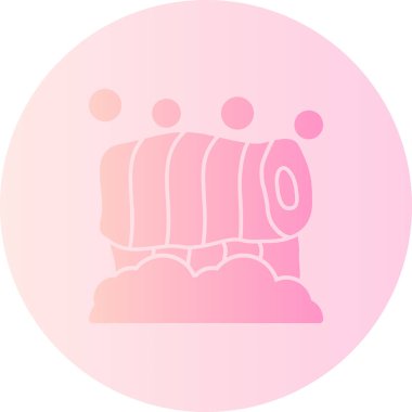 Bir b eksikliği simgesinin vektör çizimi