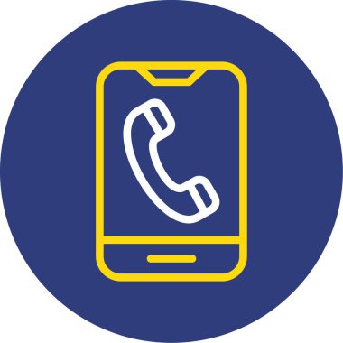 Çağrı. Web simgesi basit illüstrasyon