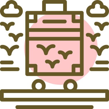 Modern bir simgenin vektör illüstrasyonu