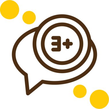 konuşma balonu simgesi, vektör illüstrasyonu