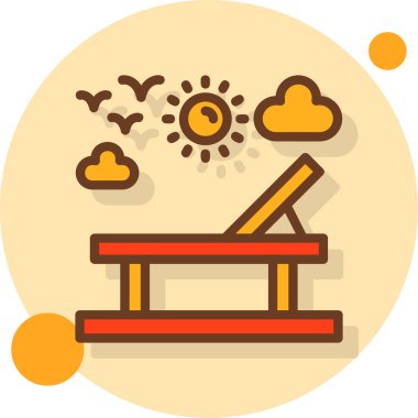 yaz tatil tatil simgesi