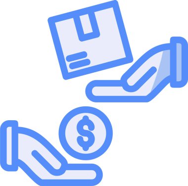 para nakit simgesi ana hatları biçiminde