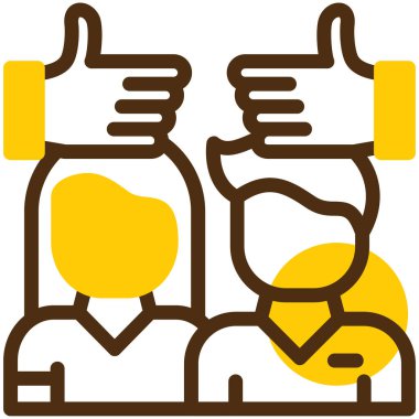 Müşteri servisi. Müşteri hizmetleri ikonu. vektör illüstrasyonu