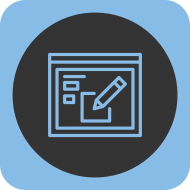 seo modern simgesinin vektör illüstrasyonu