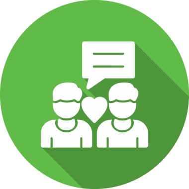 konuşma sohbet vektör illüstrasyonu