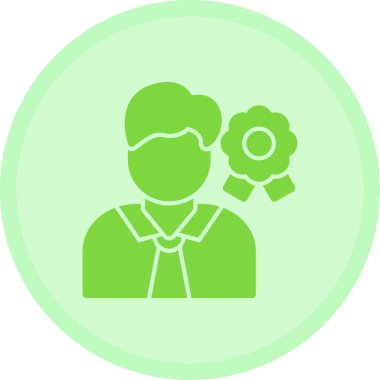 Kadın Yöneticisi vektör simgesi