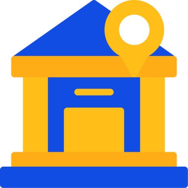 bina konumu simgesi - taslak biçimi