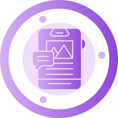 Belge. Web simgesi basit illüstrasyon