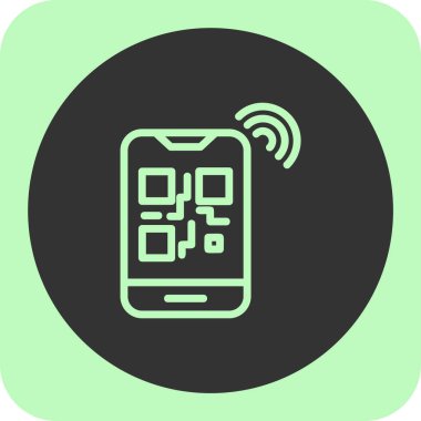 wifi mobil vektör simgesi