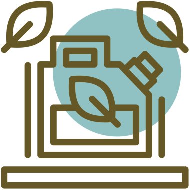 Modern bir simgenin vektör illüstrasyonu