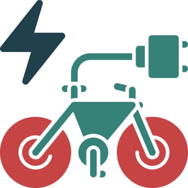 elektrik scooter simgesi doldurulmuş taslak biçimi