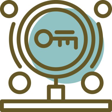 Hedef. Web simgesi basit illüstrasyon