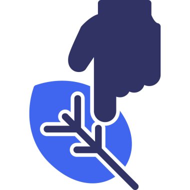 bitki simgesi vektör illüstrasyonu