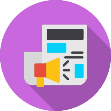 Hoparlör Düz Vektör Simgesi