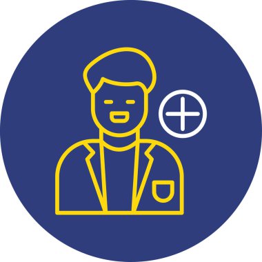 Doktor Simge vektör illüstrasyonu