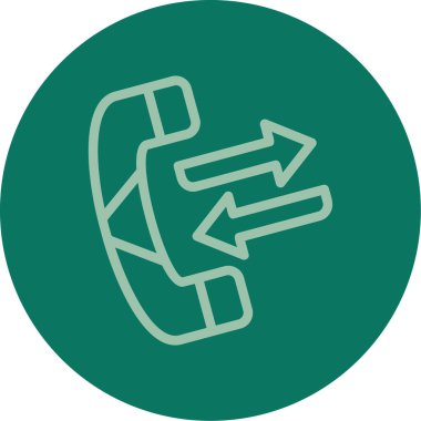 Bir yol simgesinin vektör illüstrasyonu