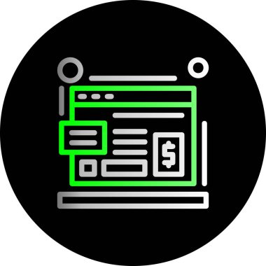 Modern eğitim ikonunun vektör illüstrasyonu