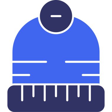 - Soğuk. Web simgesi basit illüstrasyon