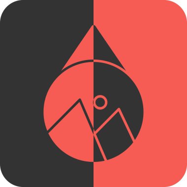 Kan damlası vektör illüstrasyon tasarımı