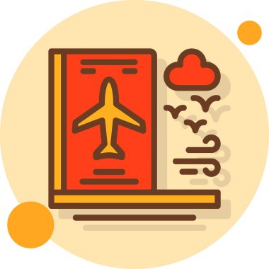 Uçuş bileti simgesi