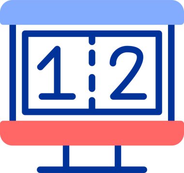 Takvim. Web simgesi basit illüstrasyon