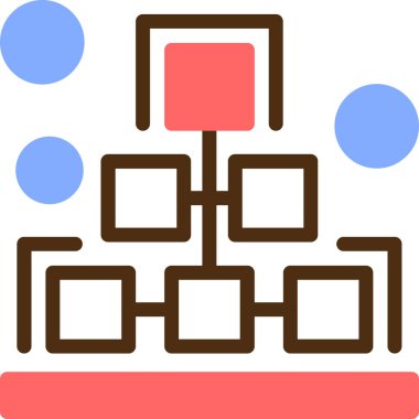 Dosya ana hatları biçiminde inşaat simgesi