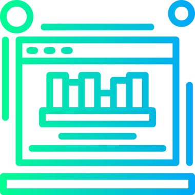 seo modern simgesinin vektör illüstrasyonu