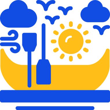 tekne simgesi, vektör illüstrasyonu basit tasarım