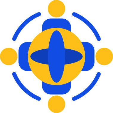 insanlar simge vektör illüstrasyonu