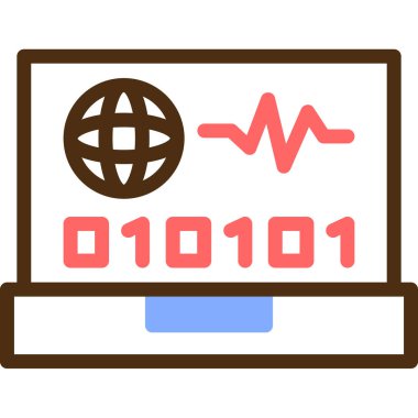 Web ve Geliştirme düz vektör simgesi