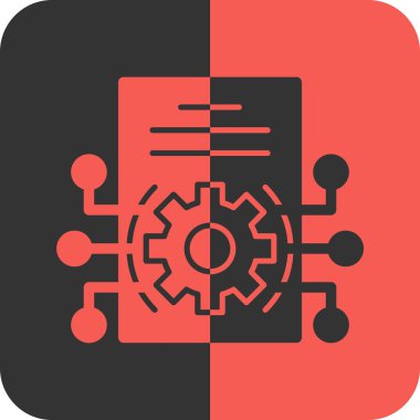 Bir dişli simgesini vektör çizim