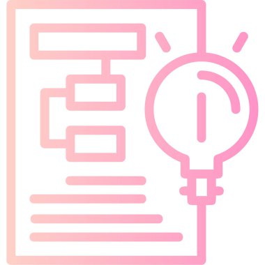 Belge. Web simgesi basit illüstrasyon