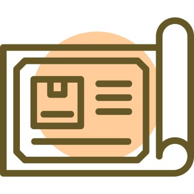 Modern simgenin vektör illüstrasyonu